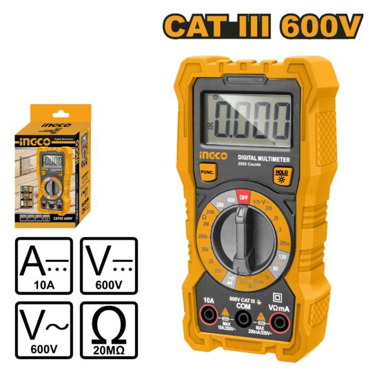 Aparat de masura multimetru 200 industrial - Ingco DM200