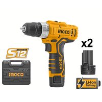 Masina de gaurit bormasina 12 v cu 2 acumulatori (s12), pentru gaurire si insurubare - Ingco CDLI1232E