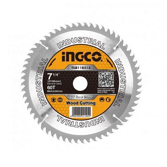 Disc videa lemn 125 mm 40 t - Ingco TSB112555