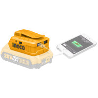 Incarcator usb 20 v adaptor pentru acumulator p20 s - Ingco CUCLI2001