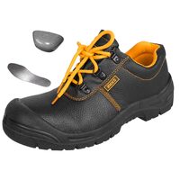 Pantofi protectie maro cu talpa varf metalic 46, pentru protectie a piciorului la locul de munca - Ingco SSH03S1P.46