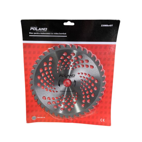 Disc Motocoasa cu Widia 255mm x 40T Bombat Poland B8246
