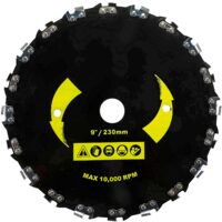 Disc Motocoasa Negru cu Lant Motofierastrau Poland B8644