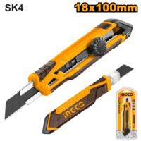 Cutter plastic cu strangere lama - Ingco HKNS16618
