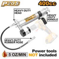 Gresor cu atasare la bormasina decalimetru 400 cc, 550 bar, pompa de gresat - Ingco CGULI2001