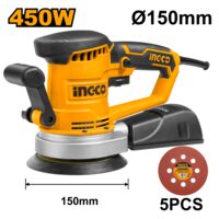 Masina de slefuit slefuitor rotativ 450 w 150 mm - Ingco RS4508