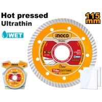 Disc diamantat turbo ultra subtire 115 mmx8 mm, pentru taierea pietrei, betonului si ceramicii - Ingco DMD031151HT