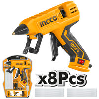 Pistol lipit silicon 220 w, pentru lipit cu silicon sau adeziv - Ingco GG308