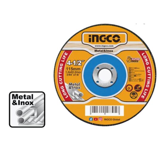 Disc abraziv 115 x1,2 mm - Ingco MCD121151