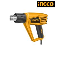 Pistol cu aer cald 2000 w, 550 ° c, doua trepte, racleta si 4 duze., ideal pentru decapare, dezlipire si uscare rapida - Ingco HG200028