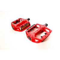 Pedale Aluminiu Oblice Rosii