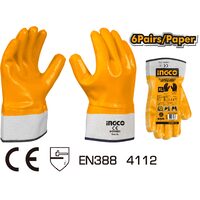 Manusi cauciucate de protectie xl - Ingco HGVN01