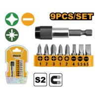 Prelungitor biti set 9 bucati - Ingco AKSD0071