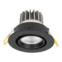 Spot LED reflector Eleni 10W 4000K IP44, negru, Metsan