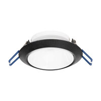 Rama spot Draco GU10 87X85mm, negru refl alb, Metsan