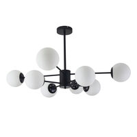 Pendul Lace 8XE27 IP20, negru, Erste