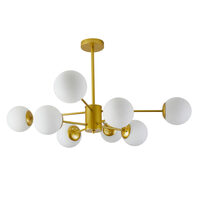Pendul Lace 8XE27 IP20, auriu, Erste