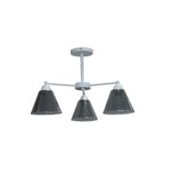 Lustra Fare 3XE27 IP20, alb+negru, Erste