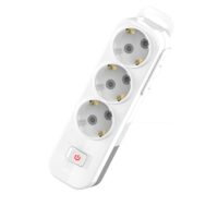 Myra grup 3 prize cu intrerupator, alb, Elbi