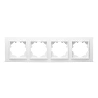 Ramă 4P, Alb mat, Zena, EL-BI