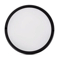 Bat LED rotund 12W 6400K 100lm/W IP65, negru, Novelite