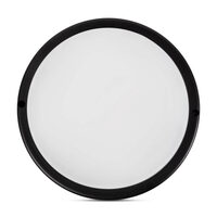 Bat LED rotund 18W 6400K 100lm/W IP65, negru, Novelite