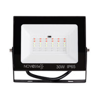 Proiector SMD slim LED 30W RGB cu telecomanda, Novelite