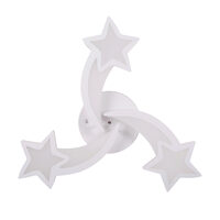 Plafoniera Star LED 52W 3CCT cu telecomanda, alb, Erste
