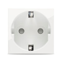 Moda Voice, priza Schuko protectie copii 2M, alb, Elbi