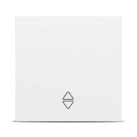 Moda Voice, intrerupator cap scara 2M, alb mat, Elbi