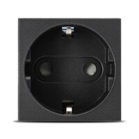 Moda Voice, priza Schuko protectie copii 2M, antracit mat, Elbi