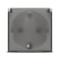 Moda Voice, priza Schuko capac protectie copii 2M, bej mat, Elbi 