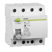 Întreruptoare diferențiale Ex9L-N 4P 63A 300mA, 108341, Noark