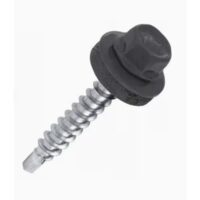 Surub tabla autoforant pentru lemn cap hexagonal 4.8x60mm RAL 7024 Gbo 100buc/cut