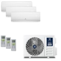 Pachet aer conditionat multisplit ELECTROLUX , inverter , unitate externa 21000 BTU , unitati interne 3 x 9000 BTU , Clasa A++/A+ , Wi FI