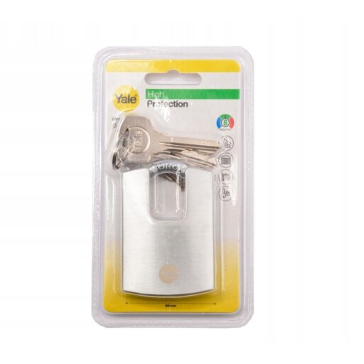 ajofm locuri de muncă agent de securitate ploiești Lacat de inalta securitate cromat 50mm 3 chei Yale Y122B/50/123/1