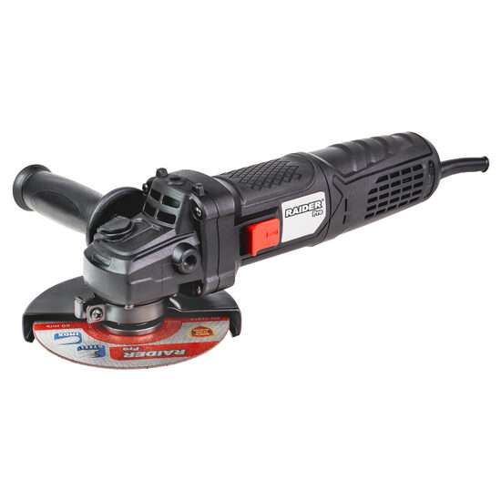 Polizor unghiular 125mm 1200W RDP-AG75 Black Edition, Raider Pro 020307