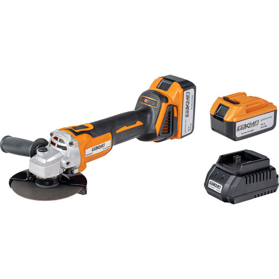 Polizor unghiular brushless Ø125mm 18V 2x4Ah geanta BK-BAG73, Baukraft 020804