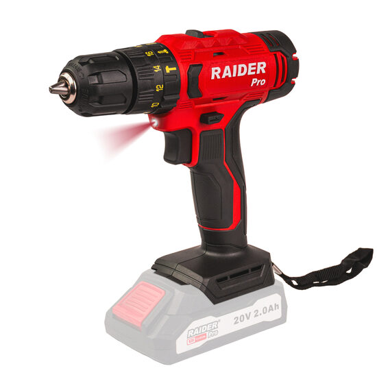 R20 Masina de gaurit 2 viteze 10mm 44Nm SS Solo RDP-PCD20, Raider Pro 030252