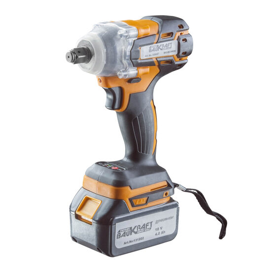 Masina insurubat cu impact 18V 4.0Ah 320Nm 1/2 BK-BCIW08, Baukraft 030607