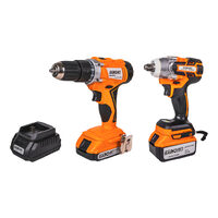 Bormasina percutie si cheie brushless 18V 4A 2Ah BK-CDIBIW3, Baukraft 030609