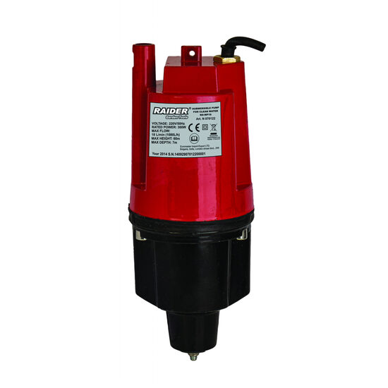 Pompa submersibila de apa 300W, 3/4" 18L/min RD-WP19 (4), Raider Garden Tools 070122