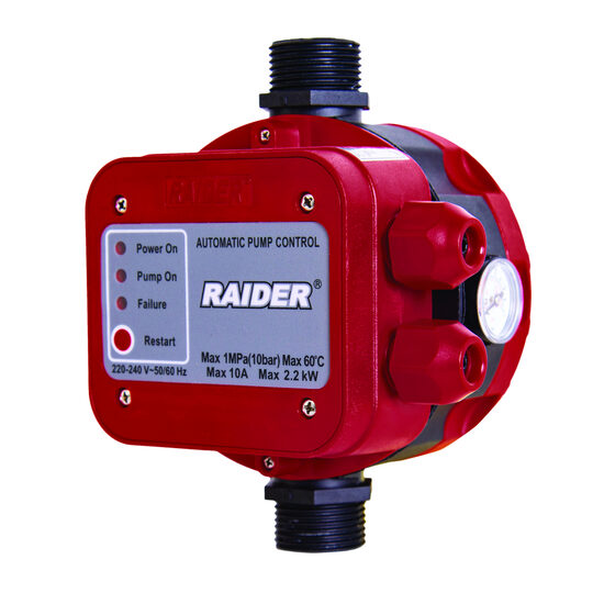 Presostat electronic 2.2kW max. pressure 1MPa 1" RD-EPC02, Raider Garden Tools 070127