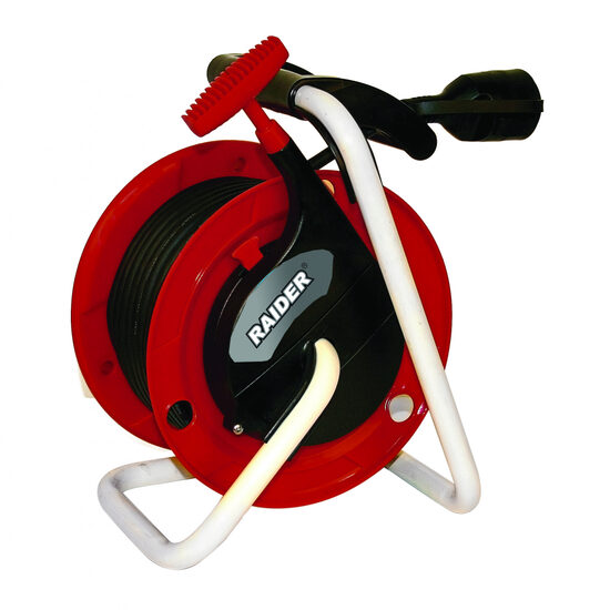 Prelungitor derulator tambur 20m 3x1.5mm2 waterproof RD, Raider Power Tools 070128