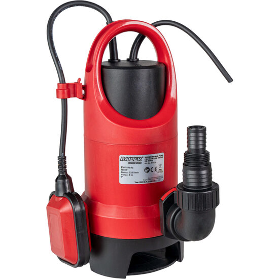 Pompa submersibila  750W 1" 233L/min 8m 35mm 360° RD-WP72, Raider Garden Tools 070179