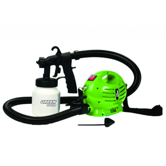 Pistol de vopsit 650W ø1.8mm 800ml cu compresor RD-SGC02 GT, Green Tools 074101