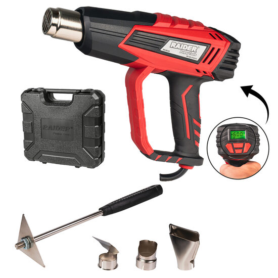 Pistol aer cald 2000W 2trepte  RD-HG28, Raider Power Tools 074316