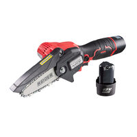 Mini-fierastrau de gradina 12V 4” 2x2Ah cu 3 lanturi in cuti, Raider Garden Tools 075726