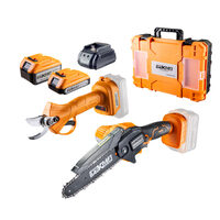 Mini fierastrau 18V si foarfeca gradina 4Ah2Ah BK-GPP25, Baukraft 075743
