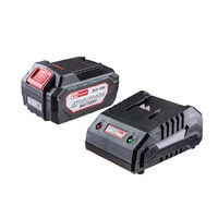 R20 Set incarcator cu stand si acumulator 20V x 4.0Ah, Raider Pro 131167